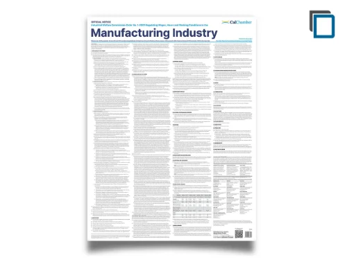 Picture of CA Wage Order Manufacturing (ENG)