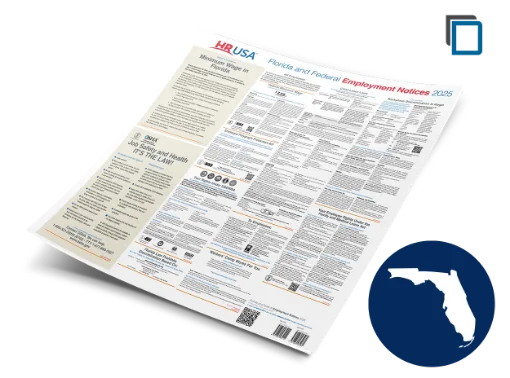 Picture of FL & Federal Labor Law Laminated Poster (ENG)