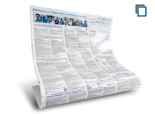 Picture of Health Care CA & Federal Laminated Poster (SP)