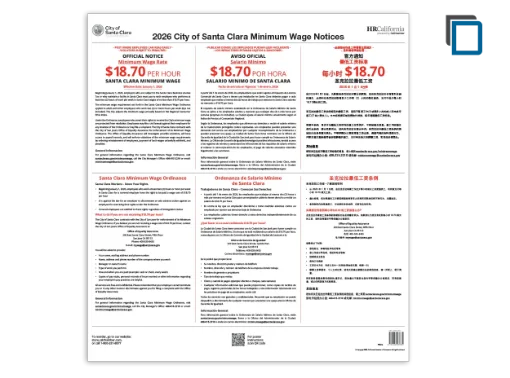 Picture of Santa Clara Minimum Wage 
