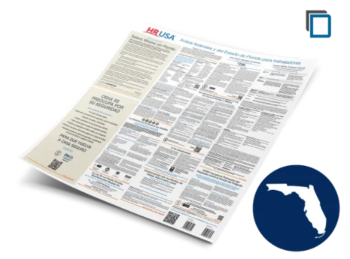 Picture of FL & Federal Labor Law Laminated Poster (SP)
