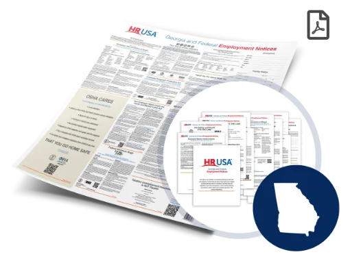 Picture of GA & Federal Labor Law Digital & Paper Poster (ENG)
