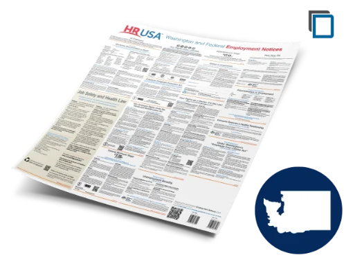 Picture of WA/Fed Labor Law (ENG) Laminated Poster 